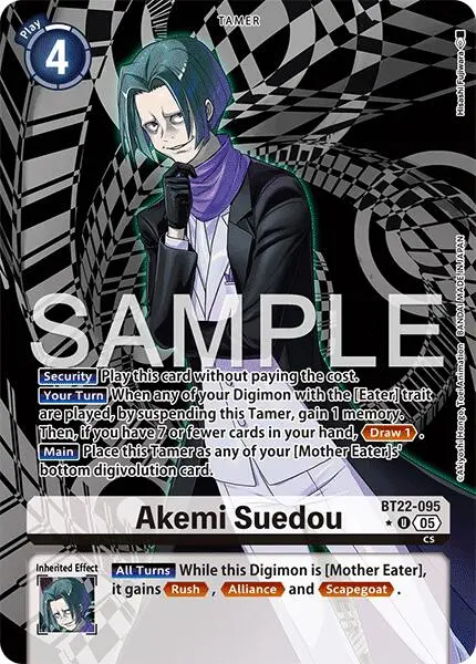 Akemi Suedou [Bt22-095] (Alternate Art) [Cyber Eden] 1