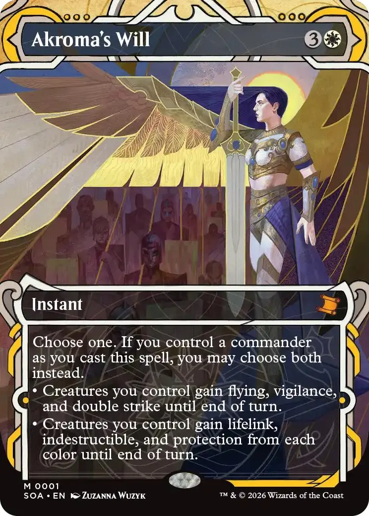 Akroma's Will [Secrets Of Strixhaven: Mystical Archive] 1