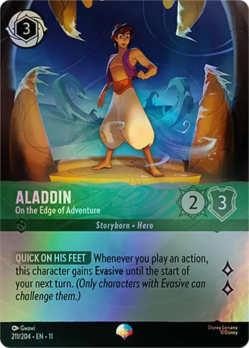 Aladdin - On The Edge Of Adventure (Epic) (211/204) [Winterspell] 1
