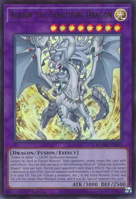 Albion The Sanctifire Dragon [Mzmu-En101] Ultra Rare 1