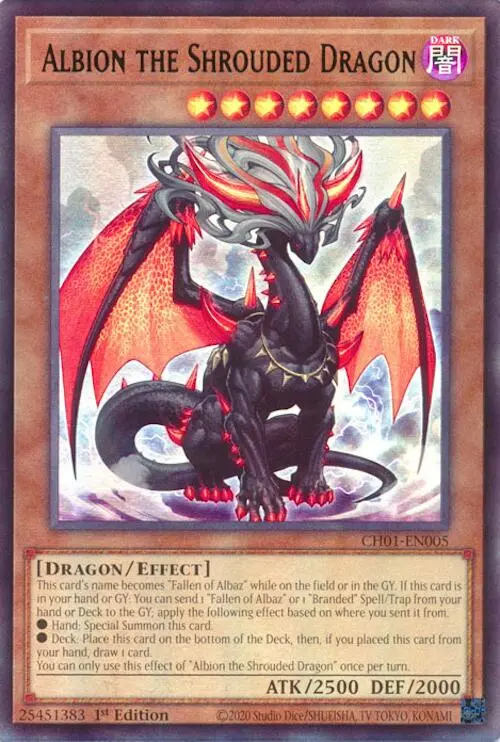Albion The Shrouded Dragon [Ch01-En005] Ultra Rare 1