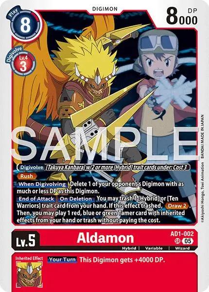 Aldamon [Ad1-002] [Advanced Booster Digimon Generation] 1