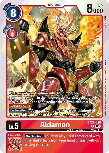 Aldamon [Bt21-020] [World Convergence] 1