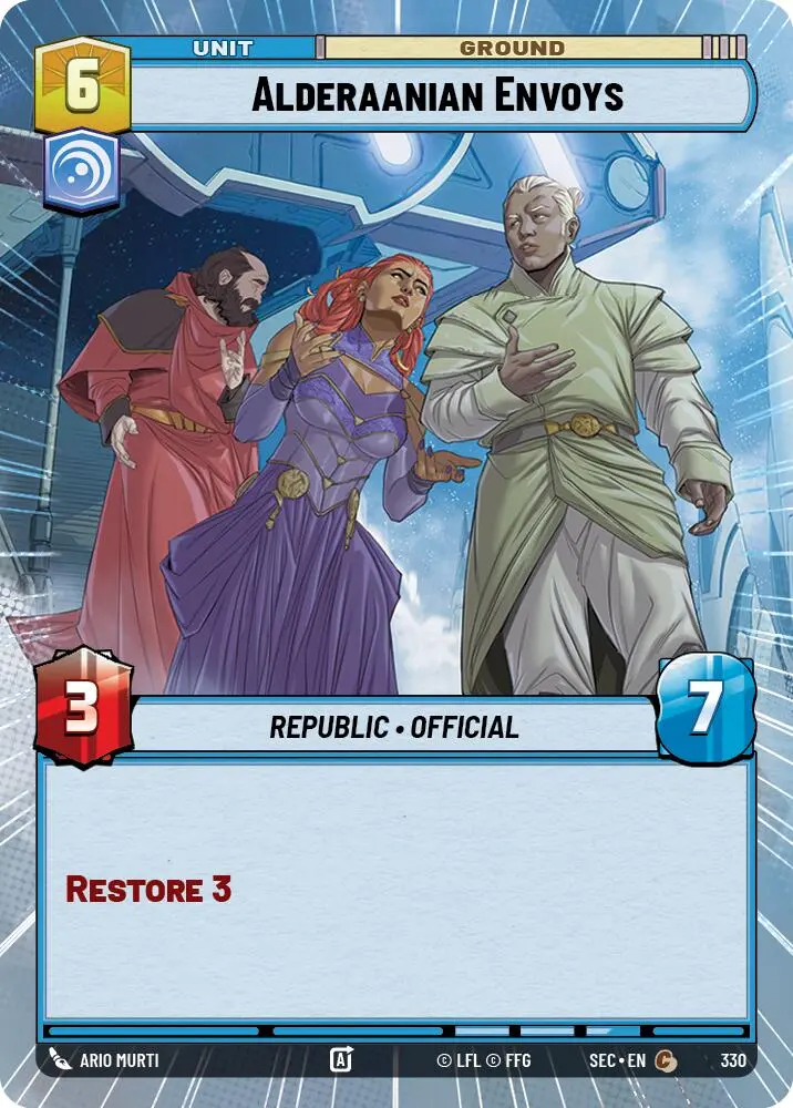 Alderaanian Envoys (330) (Hyperspace) (330) [Secrets Of Power] 1