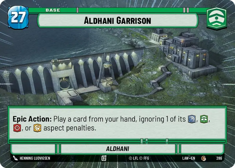 Aldhani Garrison // Shield (286 // T06) (Hyperspace) (286 // T06) [A Lawless Time] 1