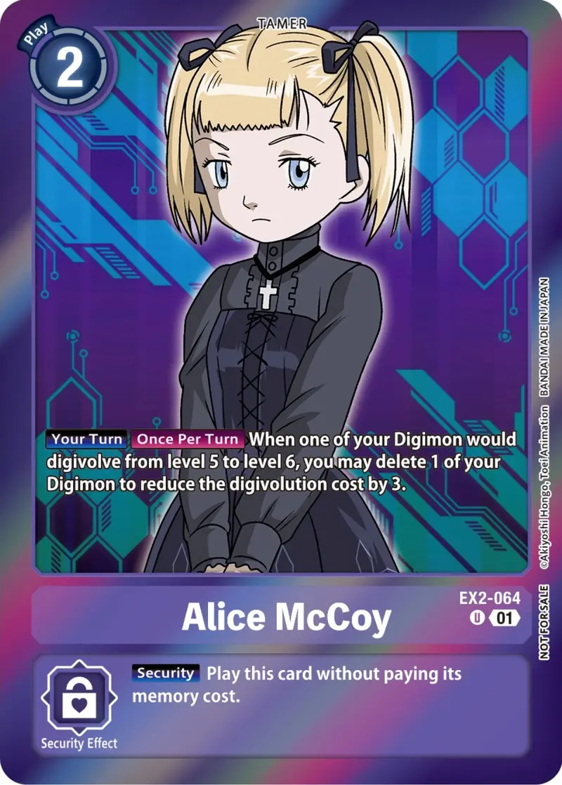 Alice Mccoy [Ex2-064] (Event Pack 5) [Digital Hazard Promos] 1