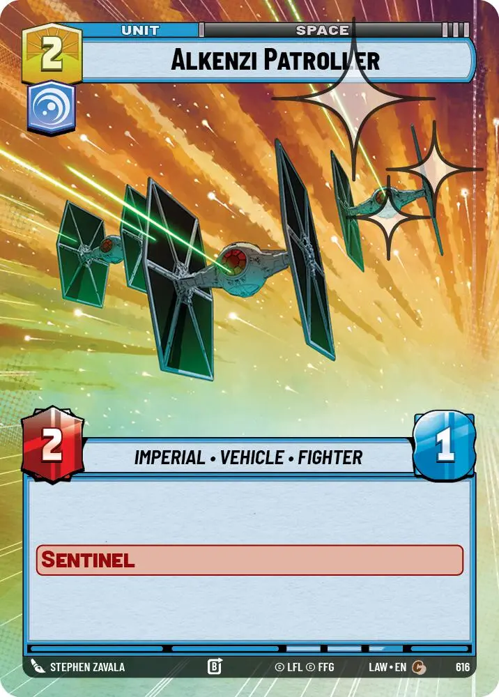 Alkenzi Patroller (616) (Hyperspace Foil) (616) [A Lawless Time] 1
