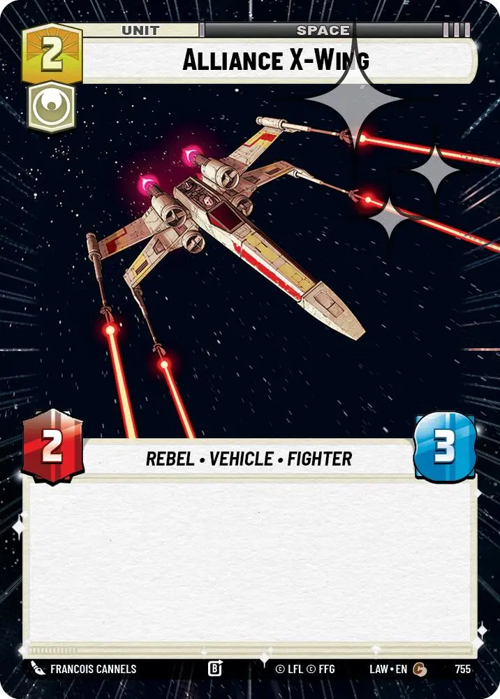 Alliance X-Wing (755) (Hyperspace Foil) (755) [A Lawless Time] 1