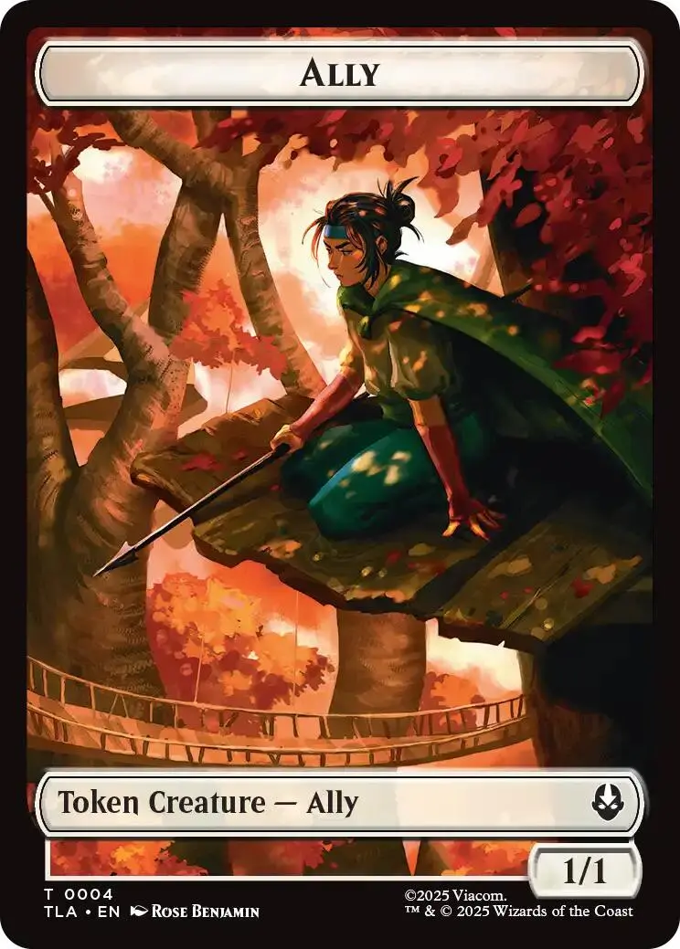 Ally (0004) // Clue (0015) Double-Sided Token [Avatar: The Last Airbender Tokens] 1
