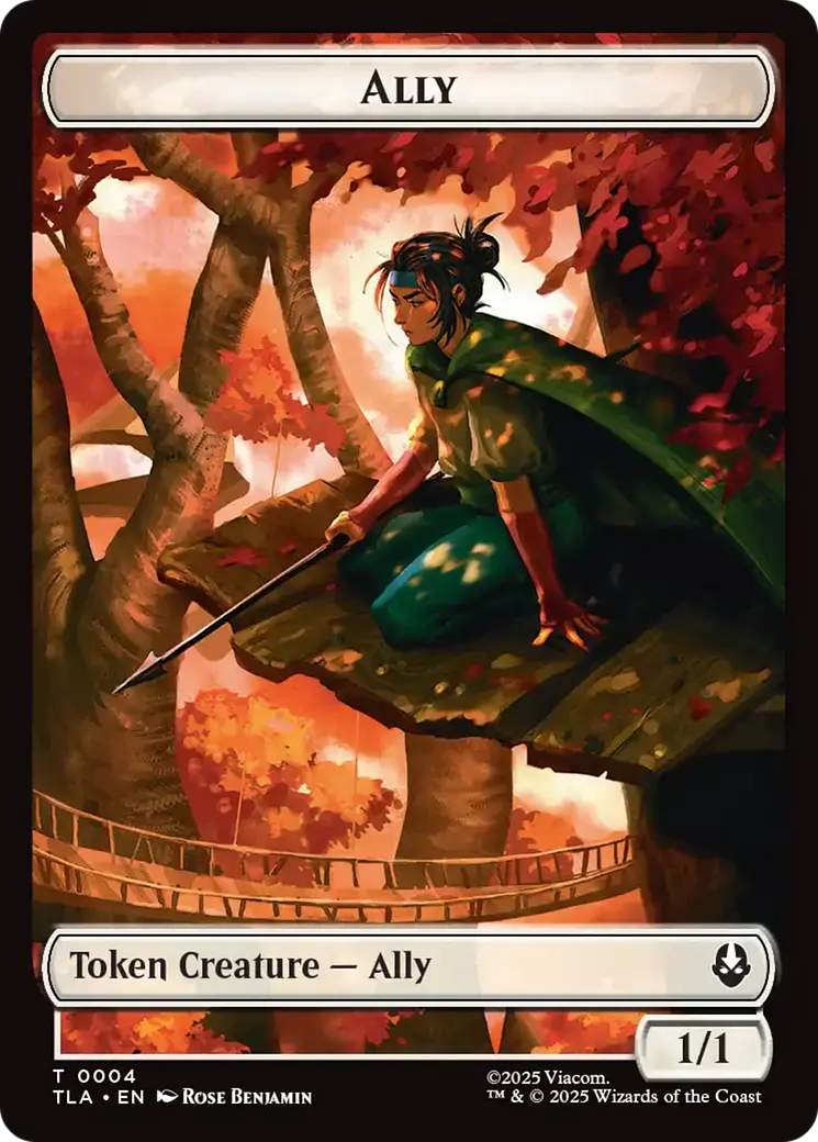 Ally (0004) // Soldier (0011) Double-Sided Token [Avatar: The Last Airbender Tokens] 1