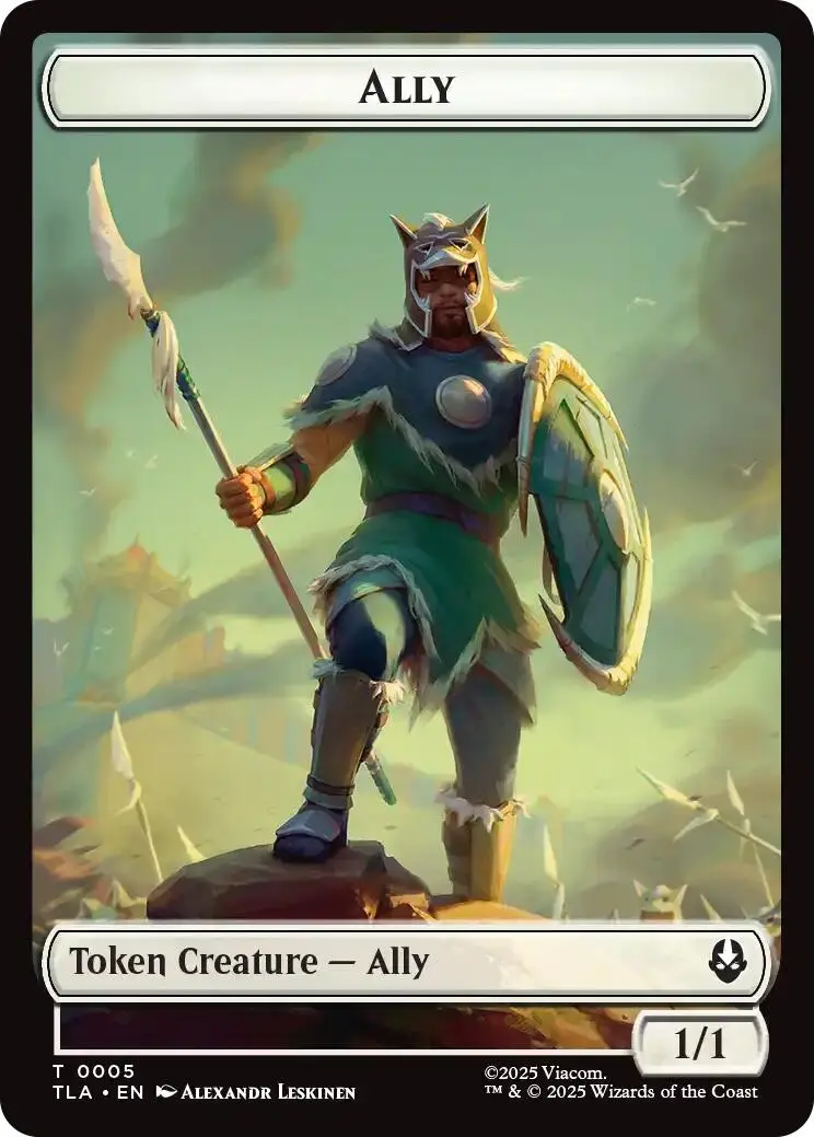 Ally (0005) // Clue (0014) Double-Sided Token [Avatar: The Last Airbender Tokens] 1