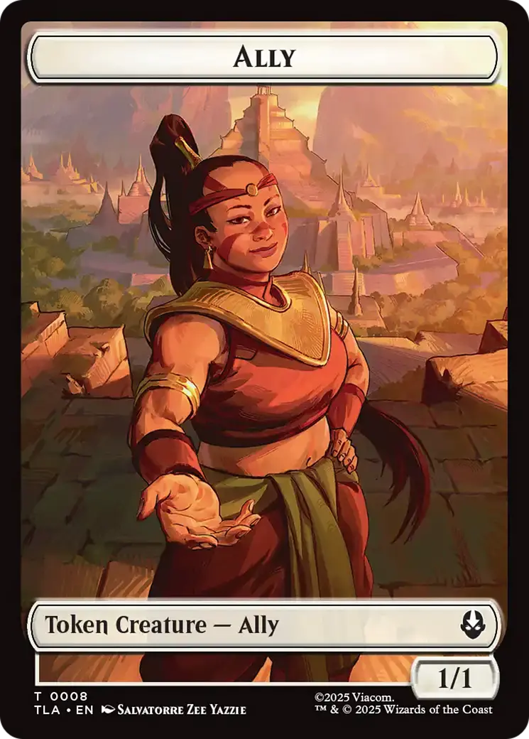 Ally (0008) // Soldier (0002) Double-Sided Token [Avatar: The Last Airbender Tokens] 1