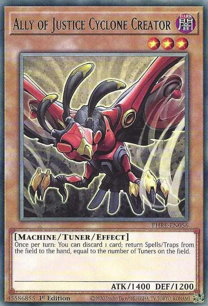Ally Of Justice Cyclone Creator [Phre-En056] Rare 1