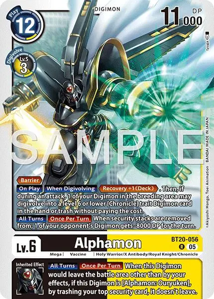 Alphamon [Bt20-056] (Reprint) [Advanced Booster Digimon Generation] 1