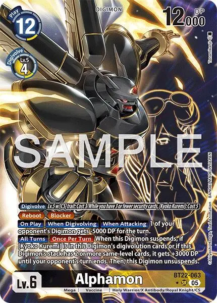 Alphamon [Bt22-063] (Alternate Art) [Cyber Eden] 1