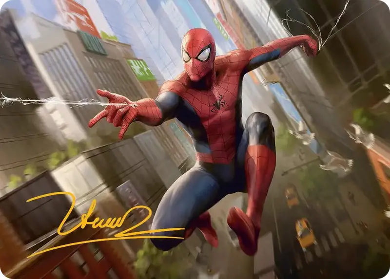 Amazing Spider-Man Art Card (24/54) (Gold-Stamped Signature) [Marvel's Spider-Man Art Series] 1