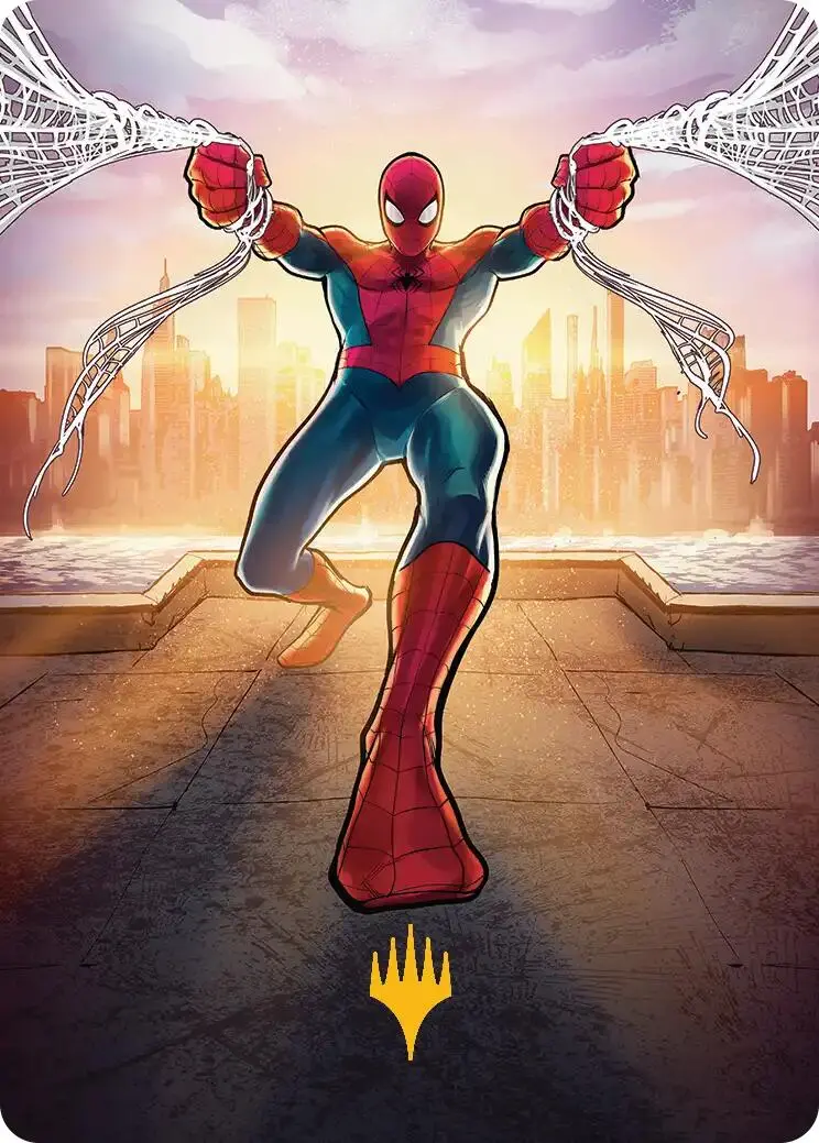 Amazing Spider-Man Art Card (36/54) (Gold-Stamped Planeswalker Symbol) [Marvel's Spider-Man Art Series] 1