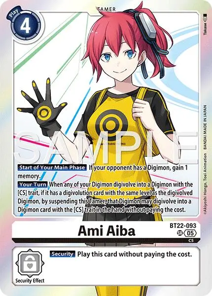 Ami Aiba [Bt22-093] [Cyber Eden] 1