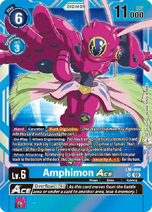Amphimon Ace [Lm-005] (English Exclusive) [Exceed Apocalypse] 1
