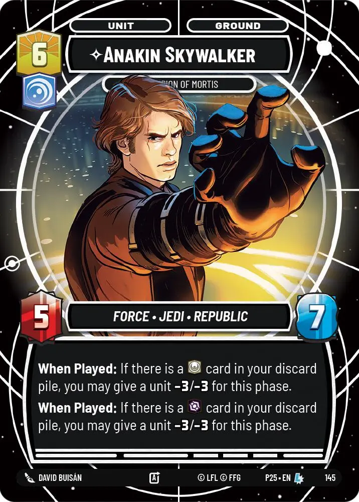 Anakin Skywalker - Champion Of Mortis (145) (145) [Sector And Regional Promos: Season 1] 1