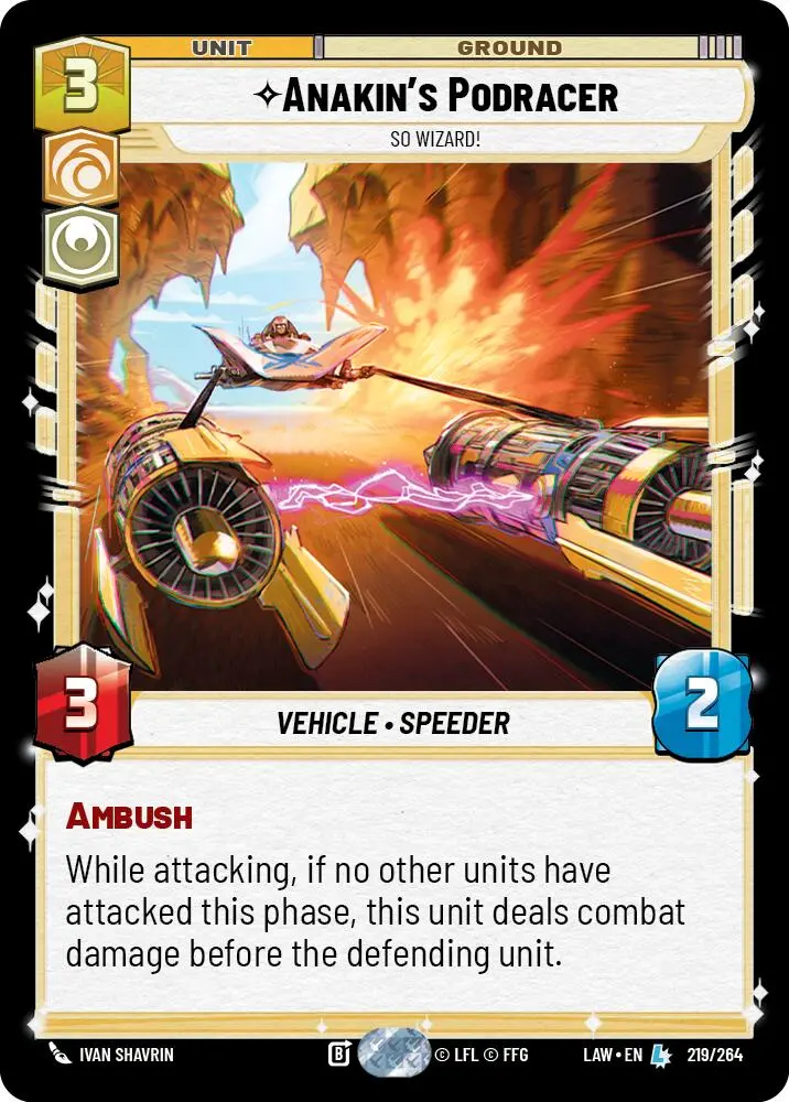 Anakin's Podracer - So Wizard! (219/264) (219/264) [A Lawless Time] 1