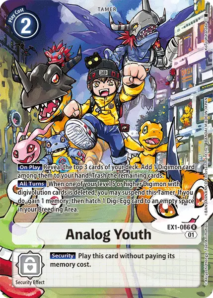 Analog Youth [Ex1-066] (Alternate Art) [Classic Collection] 1
