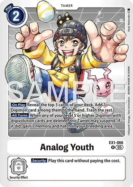 Analog Youth [Ex1-066] (Reprint) [Advanced Booster Digimon Generation] 1