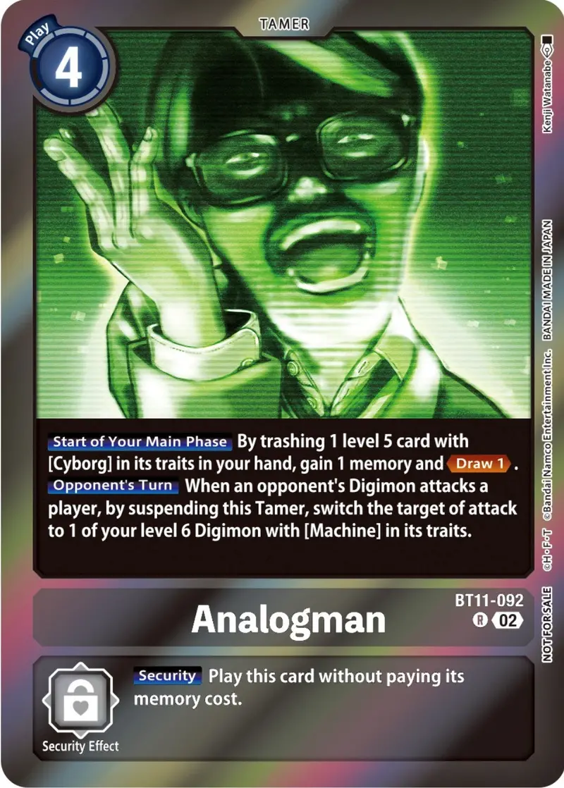 Analogman [Bt11-092] (Event Pack 5) [Dimensional Phase Promos] 1