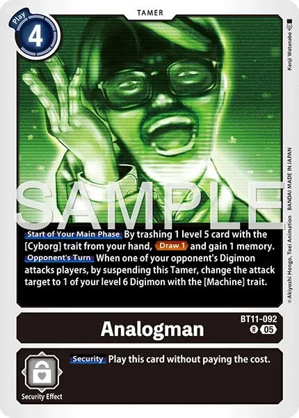 Analogman [Bt11-092] (Reprint) [Advanced Booster Digimon Generation] 1