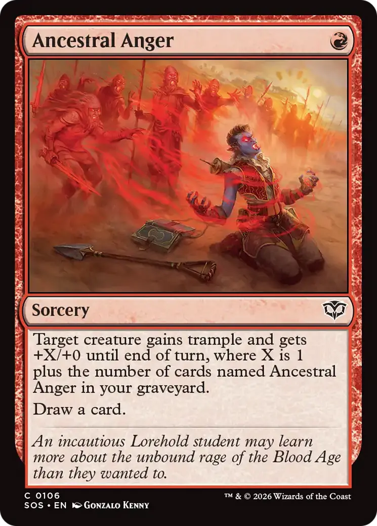 Ancestral Anger [Secrets Of Strixhaven] 1