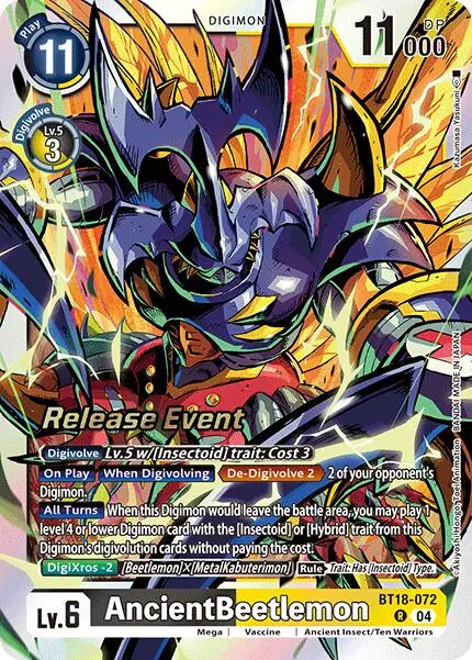 Ancientbeetlemon [Bt18-072] [Release Special Booster Ver.2.0 Promos] 1