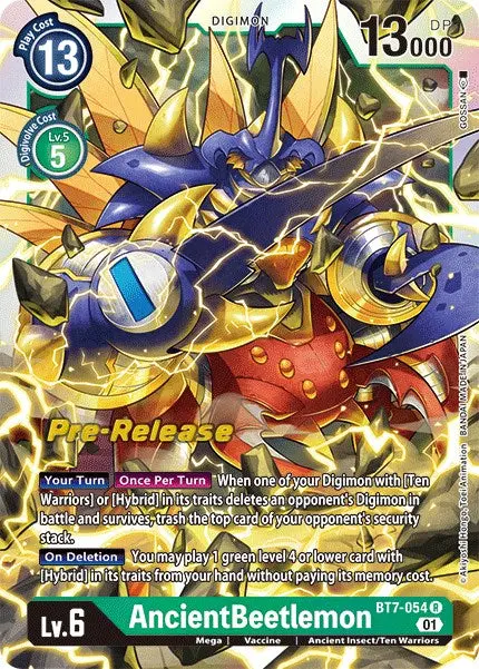 Ancientbeetlemon [Bt7-054] [Next Adventure Pre-Release Cards] 1
