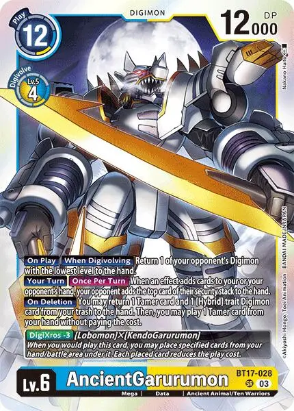 Ancientgarurumon [Bt17-028] [Secret Crisis] 1