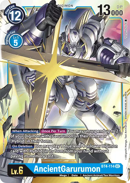 Ancientgarurumon [Bt4-114] [Great Legend] 1