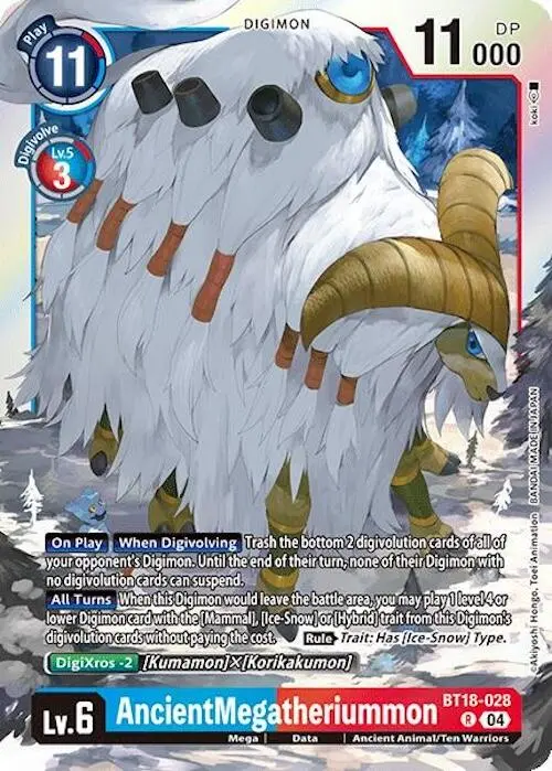 Ancientmegatheriummon [Bt18-028] [Release Special Booster Ver.2.0] 1
