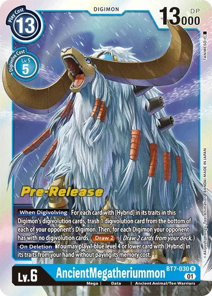 Ancientmegatheriummon [Bt7-030] [Next Adventure Pre-Release Cards] 1