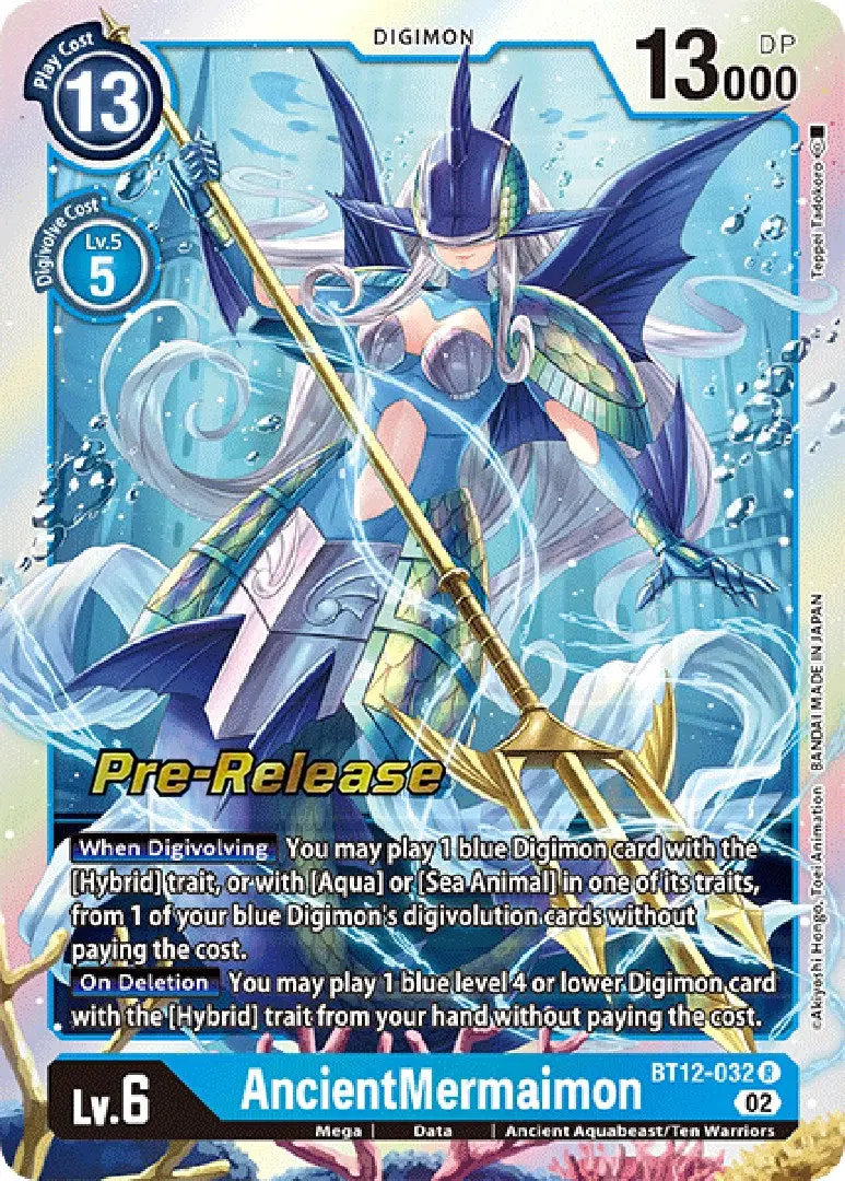 Ancientmermaimon [Bt12-032] [Across Time Pre-Release Cards] 1