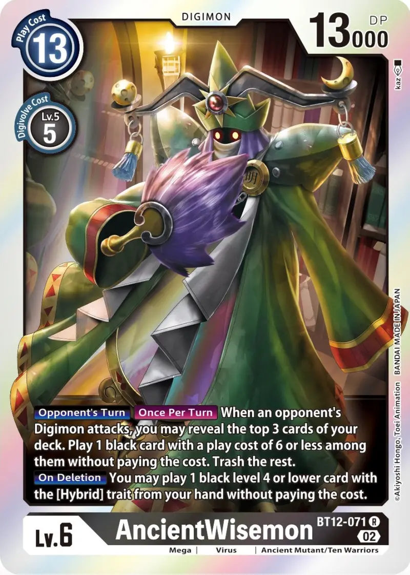 Ancientwisemon [Bt12-071] [Across Time] 1