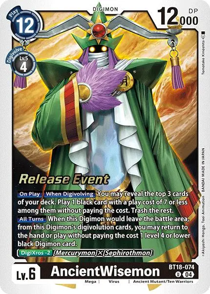 Ancientwisemon [Bt18-074] [Release Special Booster Ver.2.0 Promos] 1