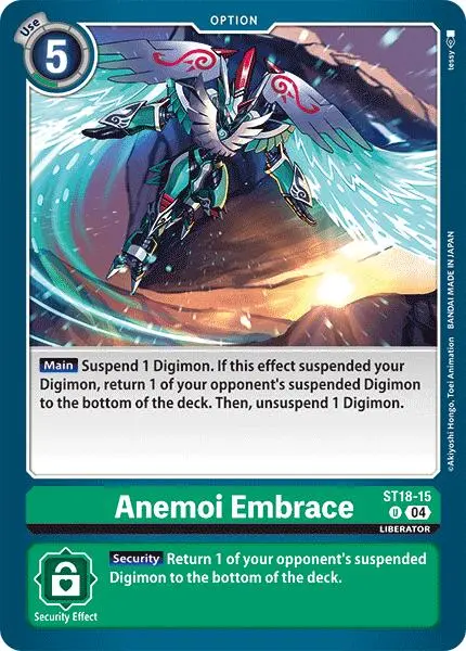 Anemoi Embrace [St18-15] [Starter Deck: Guardian Vortex] 1