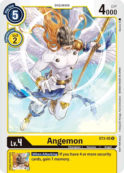 Angemon [St3-05] (Tamer Party) [Starter Deck: Heaven's Yellow Promos] 1