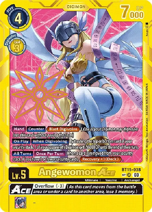 Angewomon Ace (Special Rare) [Bt15-038] [Exceed Apocalypse] 1
