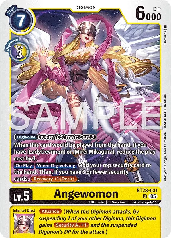 Angewomon [Bt23-031] [Hackers' Slumber] 1