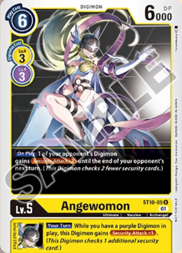 Angewomon [St10-05] (Tamer Goods Set Angewomon & Ladydevimon) [Starter Deck: Parallel World Tactician Promos] 1