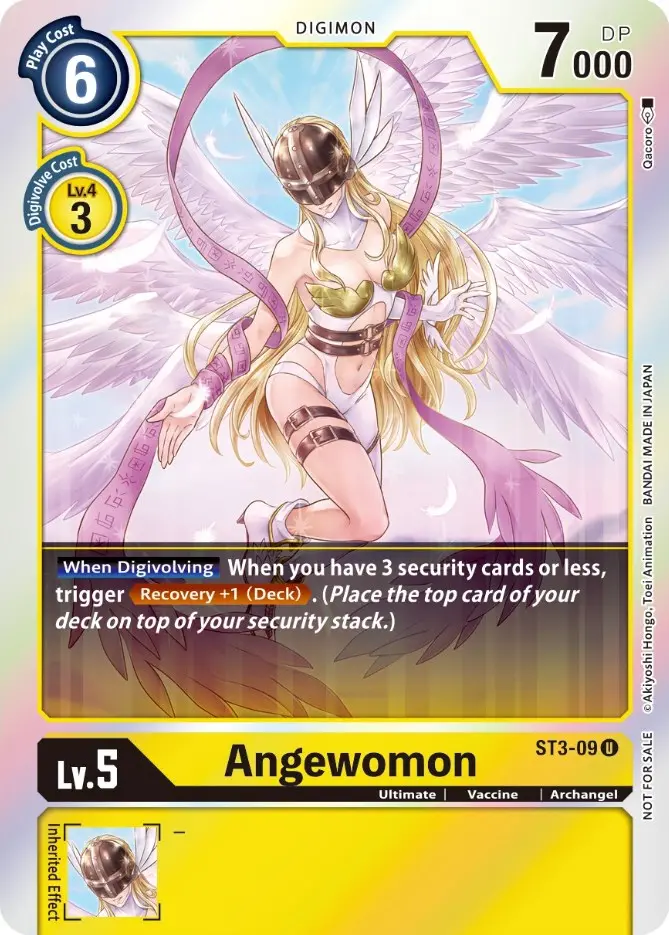 Angewomon [St3-09] (Official Tournament Pack Vol. 6) [Starter Deck: Heaven's Yellow Promos] 1