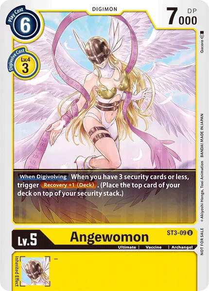 Angewomon [St3-09] (Tamer Battle Pack) [Starter Deck: Heaven's Yellow Promos] 1