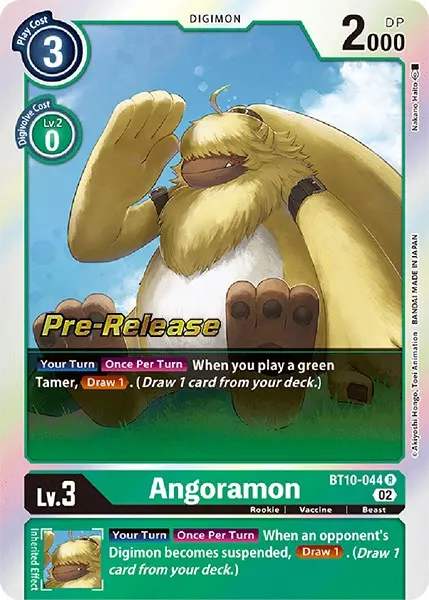 Angoramon [Bt10-044] [Xros Encounter Pre-Release Cards] 1
