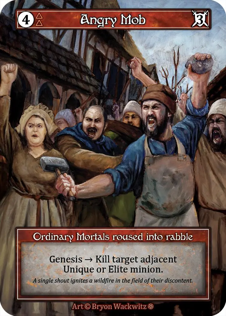 Angry Mob (Foil) [Gothic] 1