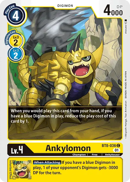 Ankylomon [Bt8-036] [New Awakening] 1