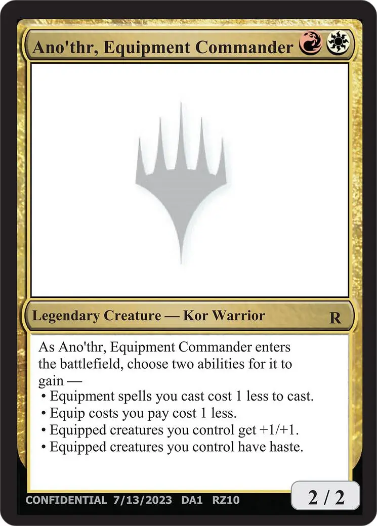 Ano'thr, Equipment Commander [Mystery Booster] 1